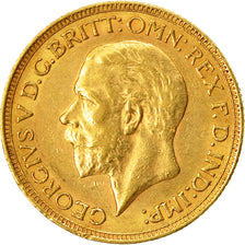 Coin, South Africa, George V, Sovereign, 1929, Pretoria, AU(55-58), Gold, KM:A22