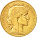 Moneda, Francia, Marianne, 20 Francs, 1910, EBC, Oro, KM:857, Gadoury:1064a