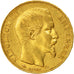 Moneta, Francia, Napoleon III, 20 Francs, 1857, Paris, BB+, Oro, KM 781.1