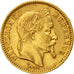 Coin, France, Napoleon III, 20 Francs, 1861, Paris, AU(50-53), Gold, KM 801.1