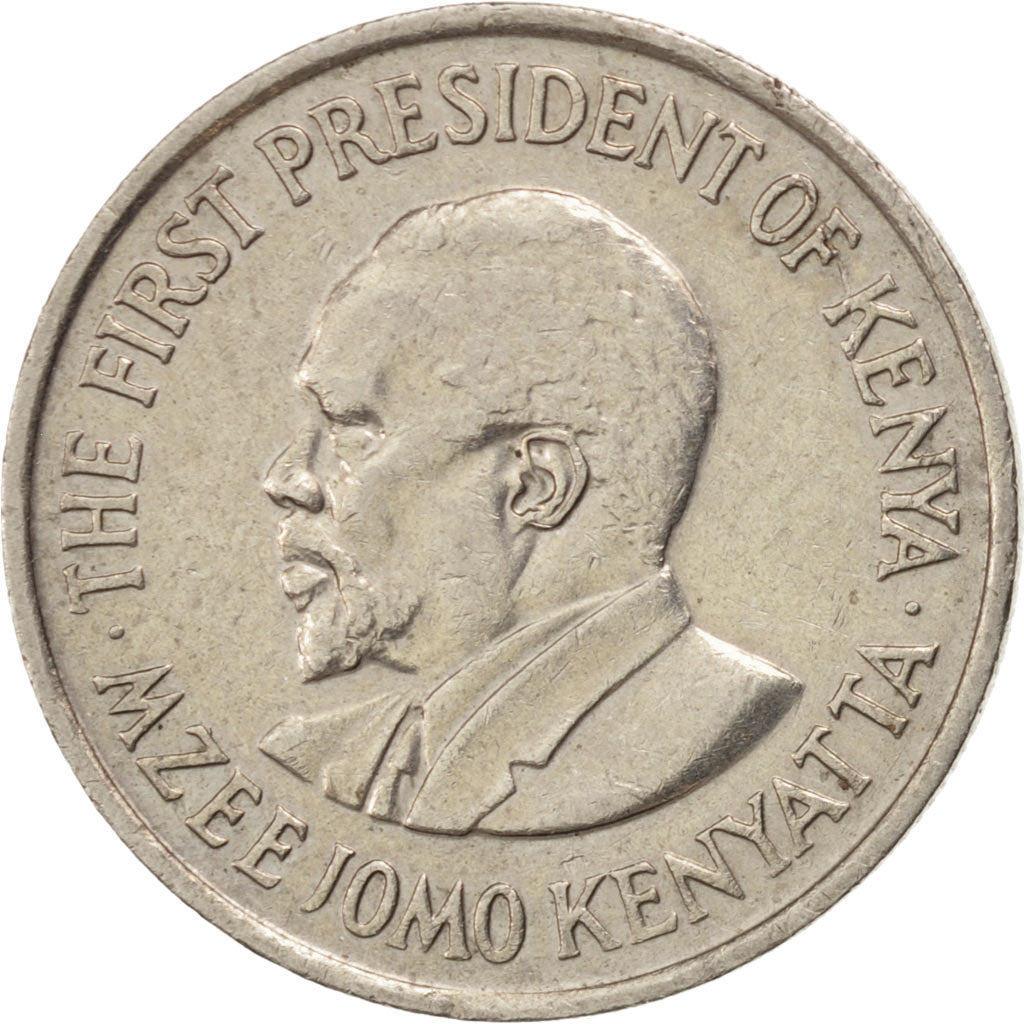 KENYA, 50 Cents, 1978, KM #13, AU(50-53), Copper-Nickel, 21, 3.88