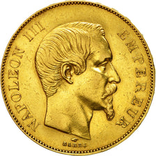 Monnaie, France, Napoleon III, 50 Francs, 1855, Paris, TTB+,Or,KM 785.1,Gad 1111