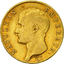 Coin, France, Napoléon I, 40 Francs, 1806, Paris, VF(30-35), Gold, KM:675.1