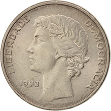 Coin, Portugal, 25 Escudos, 1983, MS(60-62), Copper-nickel, KM:607a