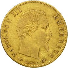 Coin, France, Napoleon III, 5 Francs, 1860, Paris, Gold, VF(30-35), KM 787.1