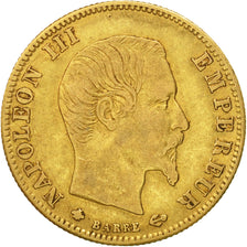 Munten, Frankrijk, Napoleon III, 5 Francs, 1860, Strasbourg, FR+, Oro, KM 787.2