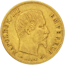 Coin, France, Napoleon III, 5 Francs, 1859, Paris, EF(40-45), Gold, KM 787.1