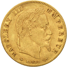 Coin, France, Napoleon III, 5 Francs, 1862, Paris, AU(50-53), Gold, KM 803.1