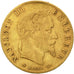 Moneda, Francia, Napoleon III, 5 Francs, 1862, Paris, BC+, Oro, KM 803.1