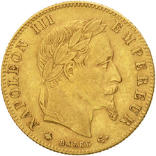 Coin, France, Napoleon III, 5 Francs, 1864, Paris, EF(40-45), Gold, KM 803.1