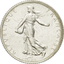Coin, France, Semeuse, Franc, 1918, Paris, AU(55-58), Silver, KM:844.1