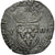 Moneda, Francia, Henri III, 1/8 Ecu, 1586, Rennes, BC+, Plata, Sombart:4664