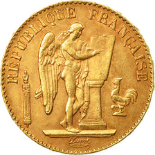 Coin, France, Génie, 20 Francs, 1897, Paris, AU(50-53), Gold, KM:825