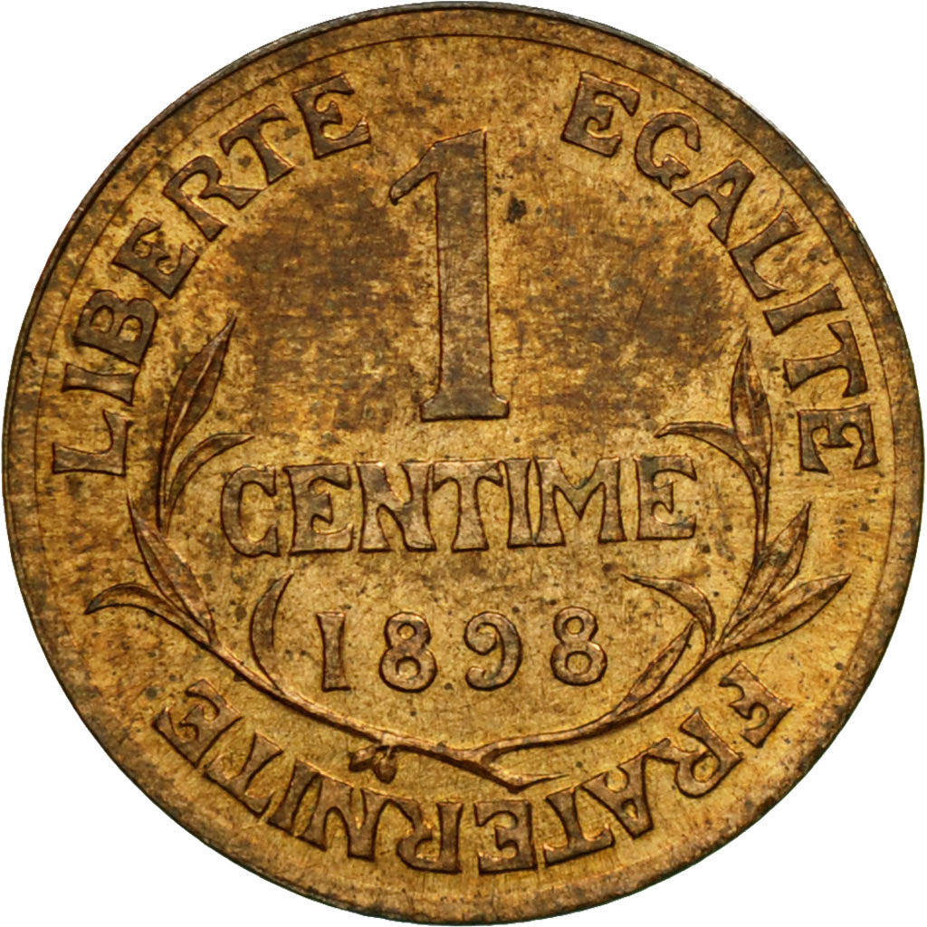 Moneta, Francia, Dupuis, Centime, 1898, Paris, SPL-, Bronzo, KM:840, Gadoury:90
