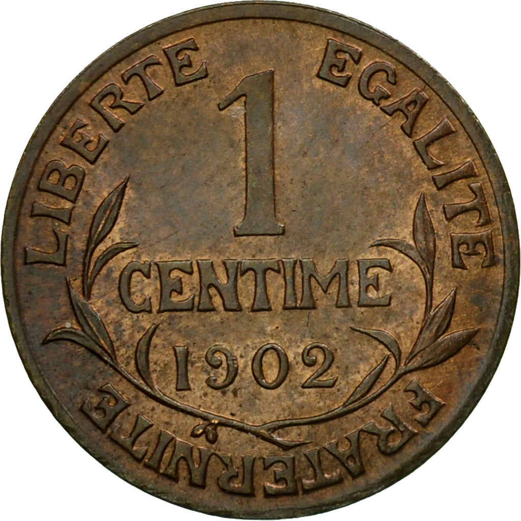 Moneta, Francia, Dupuis, Centime, 1902, Paris, SPL-, Bronzo, KM:840, Gadoury:90