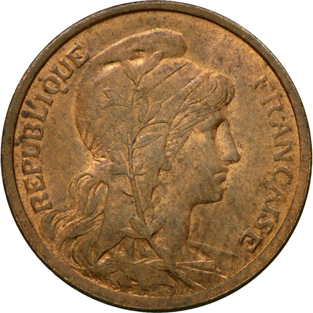 Munten, Frankrijk, Dupuis, Centime, 1908, Paris, PR, Bronze, KM:840, Gadoury:90