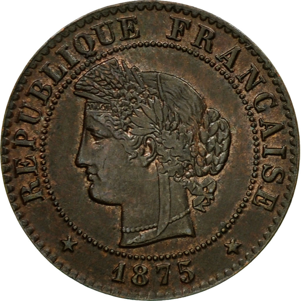 Moneda, Francia, Cérès, Centime, 1875, Bordeaux, EBC, Bronce, KM:826.2