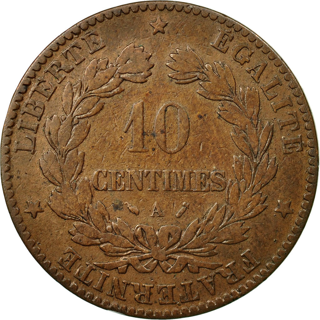 Coin, France, Cérès, 10 Centimes, 1896, Paris, EF(40-45), Bronze, KM:815.1