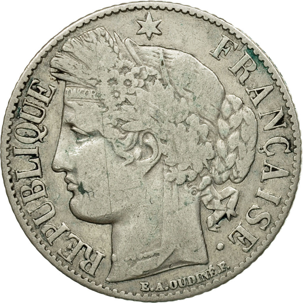 Coin, France, Cérès, Franc, 1894, Paris, VF(30-35), Silver, KM:822.1