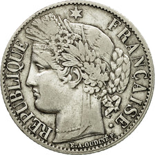Münze, Frankreich, Cérès, Franc, 1872, Bordeaux, S+, Silber, KM:822.2