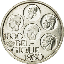 Coin, Belgium, 500 Francs, 500 Frank, 1980,Brussels,AU(55-58),Silver Clad,KM 161