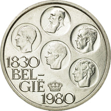 Coin, Belgium, 500 Francs, 500 Frank, 1980,Brussels,AU(55-58),Silver Clad,KM 162