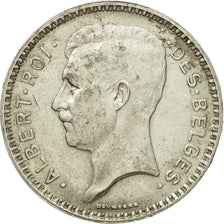 Coin, Belgium, 20 Francs, 20 Frank, 1933, AU(55-58), Silver, KM:103.1
