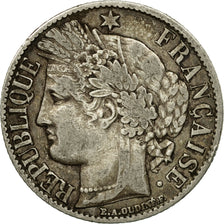 Moneta, Francia, Cérès, Franc, 1871, Paris, BB, Argento, KM:822.1, Gadoury:465