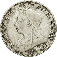 Munten, Groot Bretagne, Victoria, 6 Pence, 1893, ZF, Zilver, KM:779