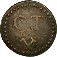 France, Token, Compagnie des Mines d'Anzin, 1820, VF(30-35), Bronze