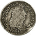 Monnaie, France, Louis XIV, 1/12 Écu aux 8 L, 10 Sols, 1691,Paris,TB,Gadoury 118