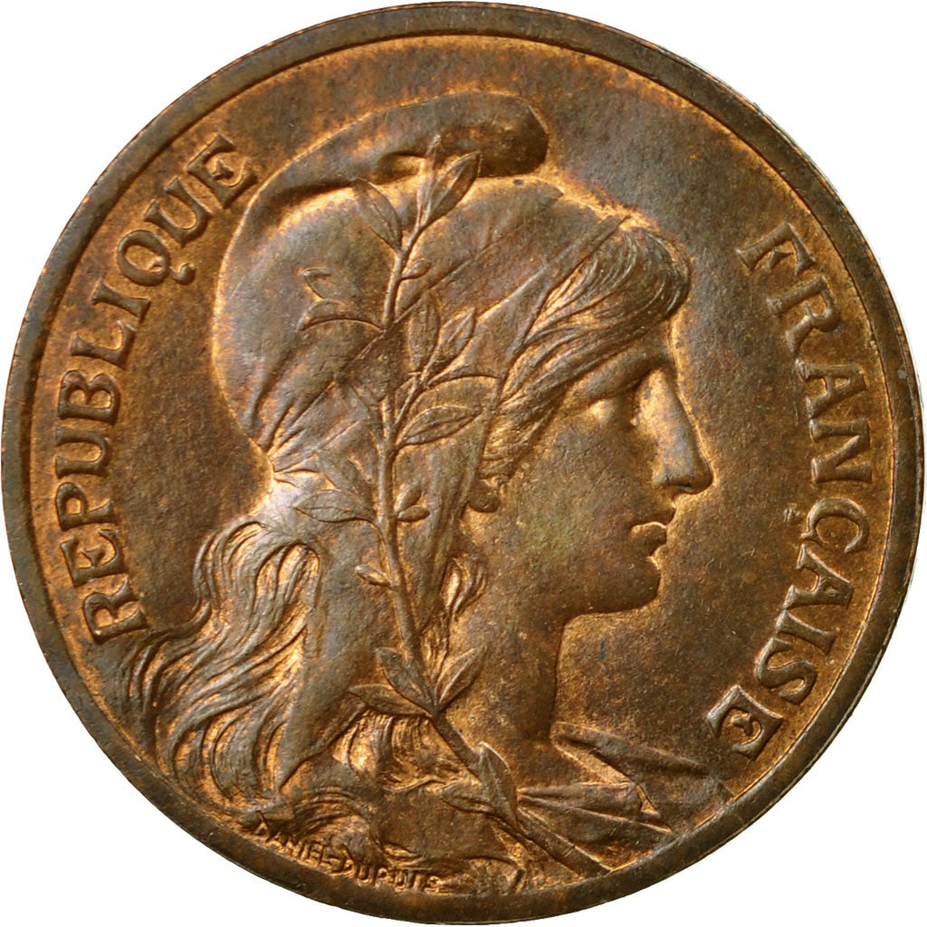 Moneta, Francia, Dupuis, 5 Centimes, 1898, Paris, SPL-, Bronzo, KM:842