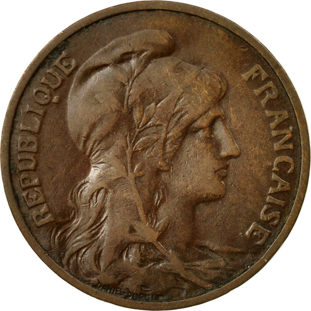 Coin, France, Dupuis, 5 Centimes, 1908, Paris, EF(40-45), Bronze, KM:842