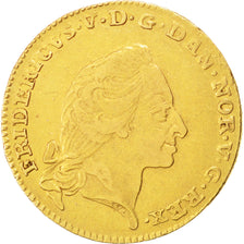 Coin, Denmark, Frederik V, 12 Mark, Ducat Courant, 1759, Copenhaguen, EF(40-45)