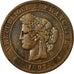 Monnaie, France, Cérès, 10 Centimes, 1897,Paris,TTB,Bronze,Gadoury:265a,KM 815.1