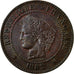 Coin, France, Cérès, 2 Centimes, 1882, Paris, EF(40-45), Bronze, KM:827.1
