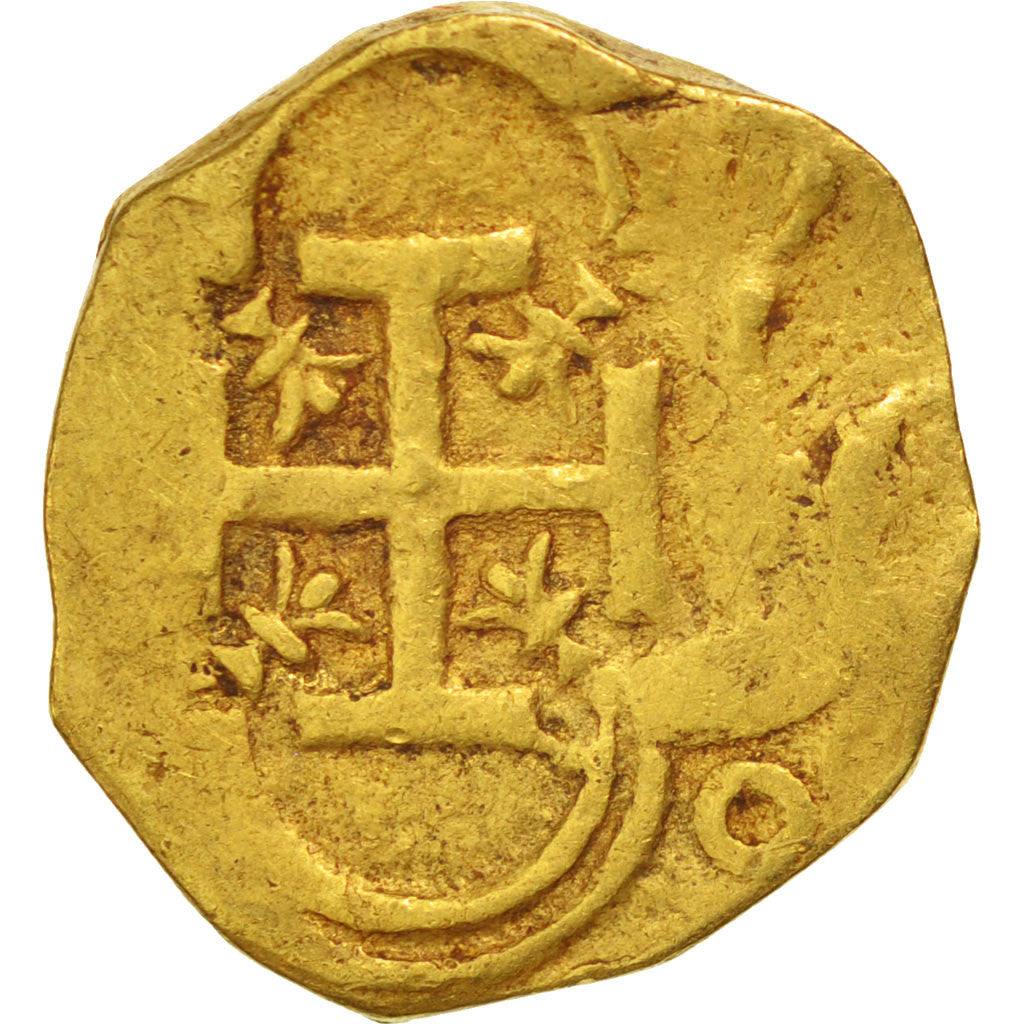 Coin, Colombia, 2 Escudos, VF(30-35), Gold