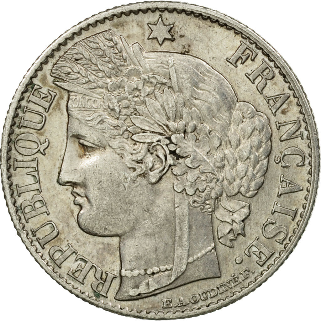 Coin, France, Cérès, 50 Centimes, 1895, Paris, AU(55-58), Silver, KM:834.1