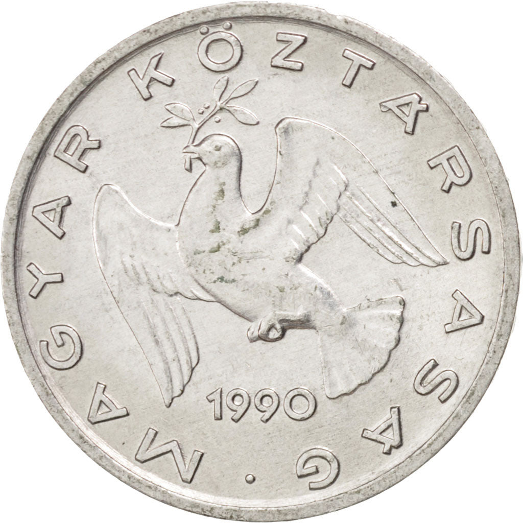Hongrie, 10 Filler 1990 BP (Budapest), KM 675