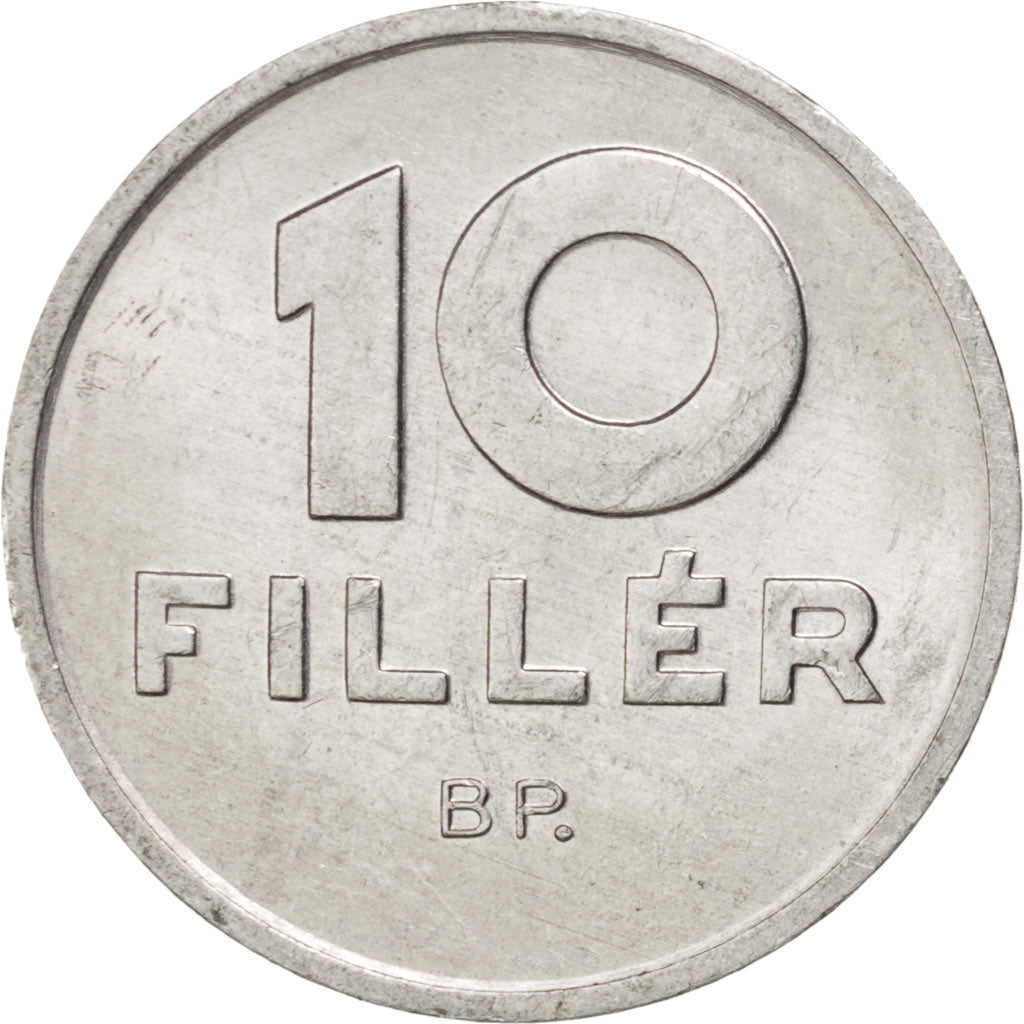 Hongrie, 10 Filler 1990 BP (Budapest), KM 675