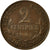 Moneta, Francja, Dupuis, 2 Centimes, 1907, Paris, AU(50-53), Bronze, KM:841