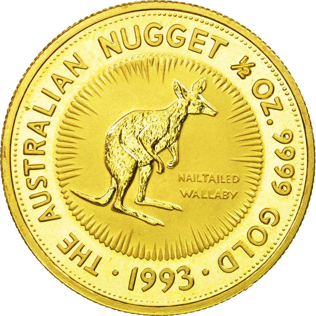Coin, Australia, Elizabeth II, 50 Dollars, 1993, MS(65-70), Gold, KM:236