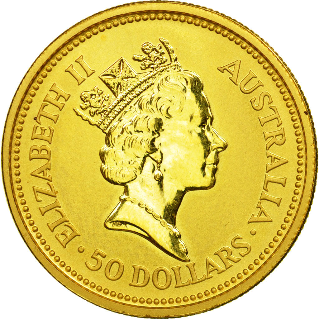 Coin, Australia, Elizabeth II, 50 Dollars, 1993, MS(65-70), Gold, KM:236