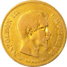 Monnaie, France, Napoleon III, 10 Francs, 1856, Paris, TB+, Or,KM 784.3,Gad 1014