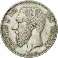 Coin, Belgium, Leopold II, Franc, 1867, EF(40-45), Silver, KM:28.1