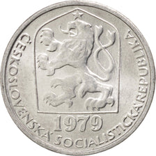 CZECHOSLOVAKIA, 5 Haleru, 1979, KM #86, MS(63), Aluminum, 16.2, 0.74