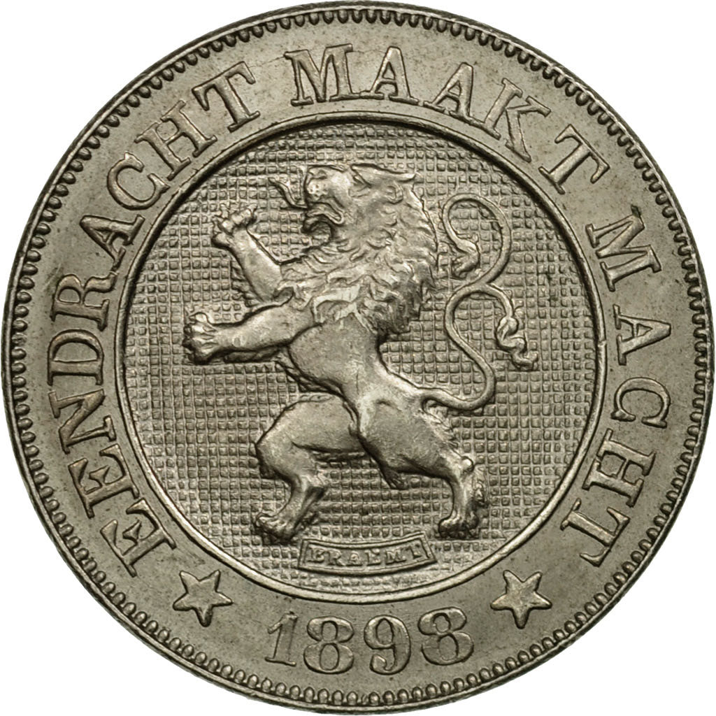 Moneta, Belgio, Leopold II, 10 Centimes, 1898, SPL-, Rame-nichel, KM:43