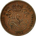 Coin, Belgium, Leopold II, Centime, 1902, AU(55-58), Copper, KM:33.3
