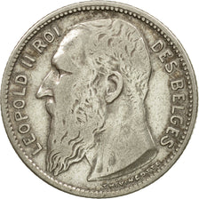 Coin, Belgium, Franc, Léopold II, 1904, EF(40-45), Silver, KM:56.1
