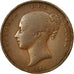 Moneda, Gran Bretaña, Victoria, Penny, 1841, BC+, Cobre, KM:739